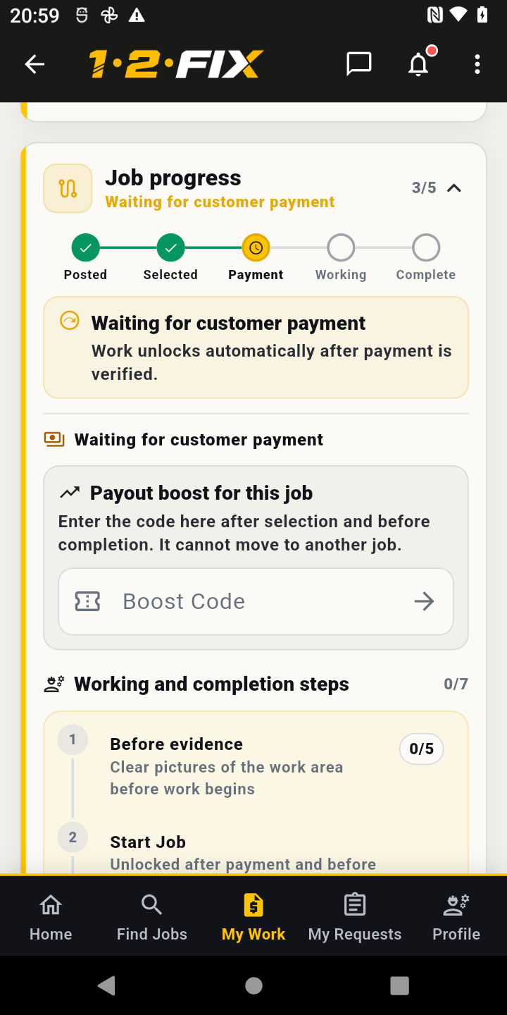 1-2-Fix job progress screen